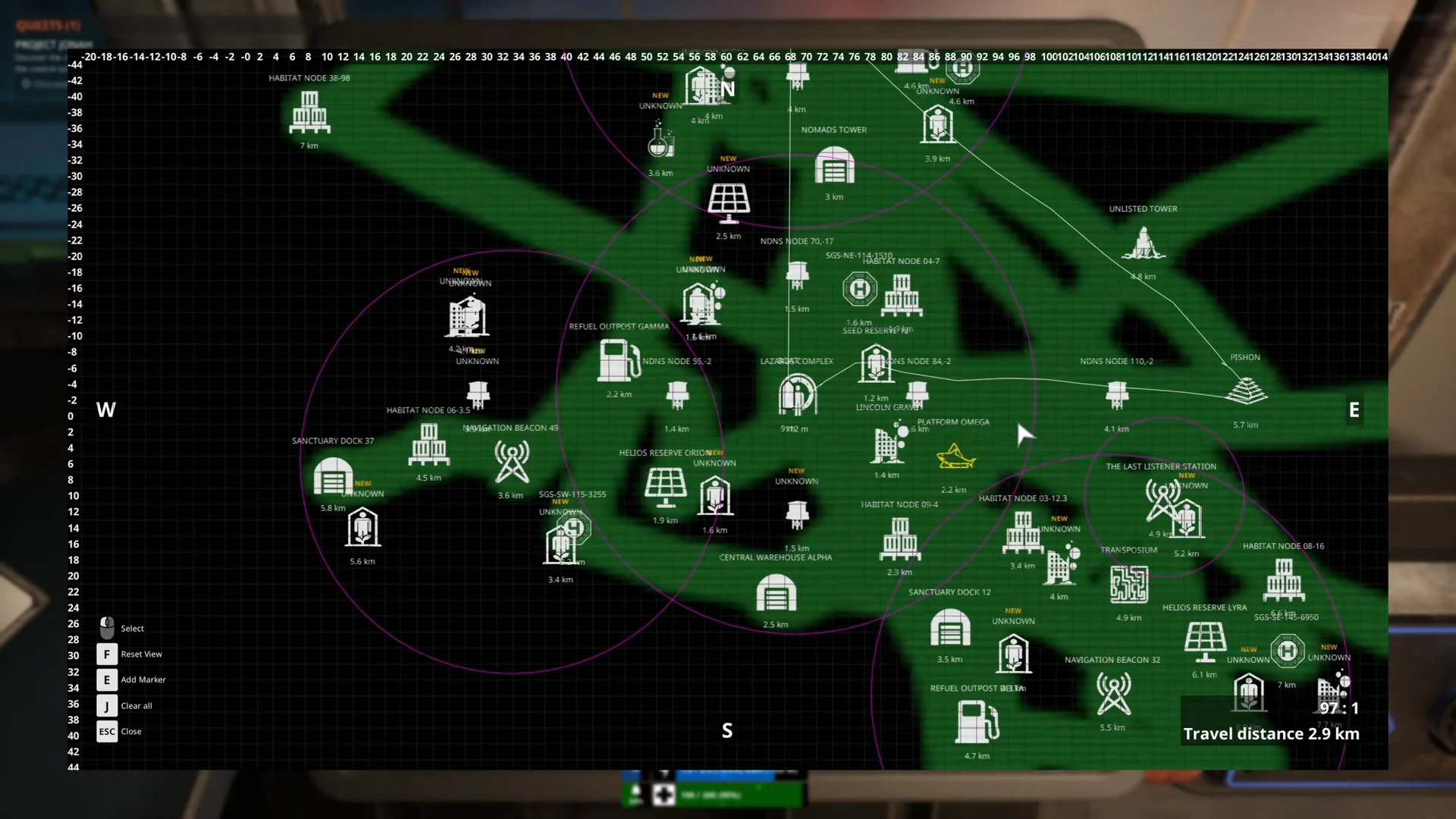 Navigating to Platform Omega