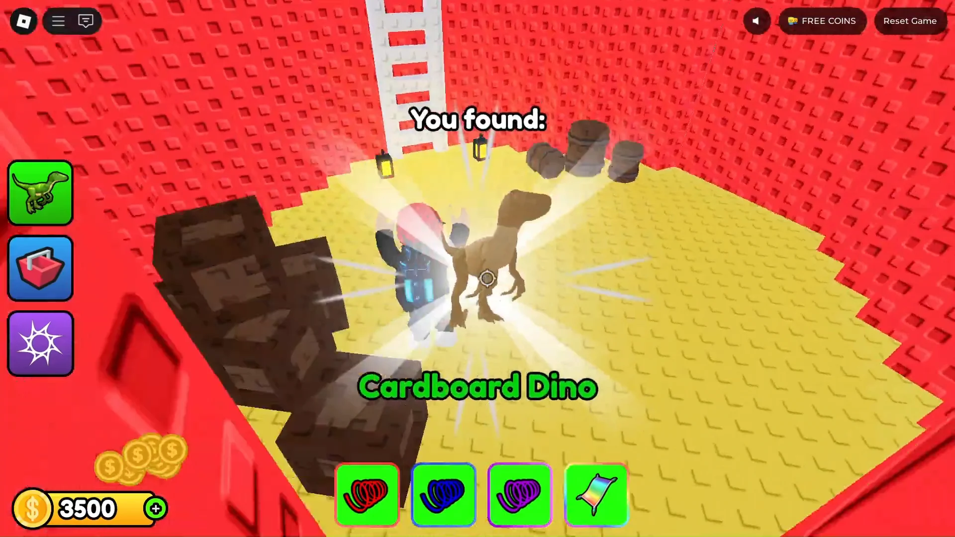 Cardboard Dino