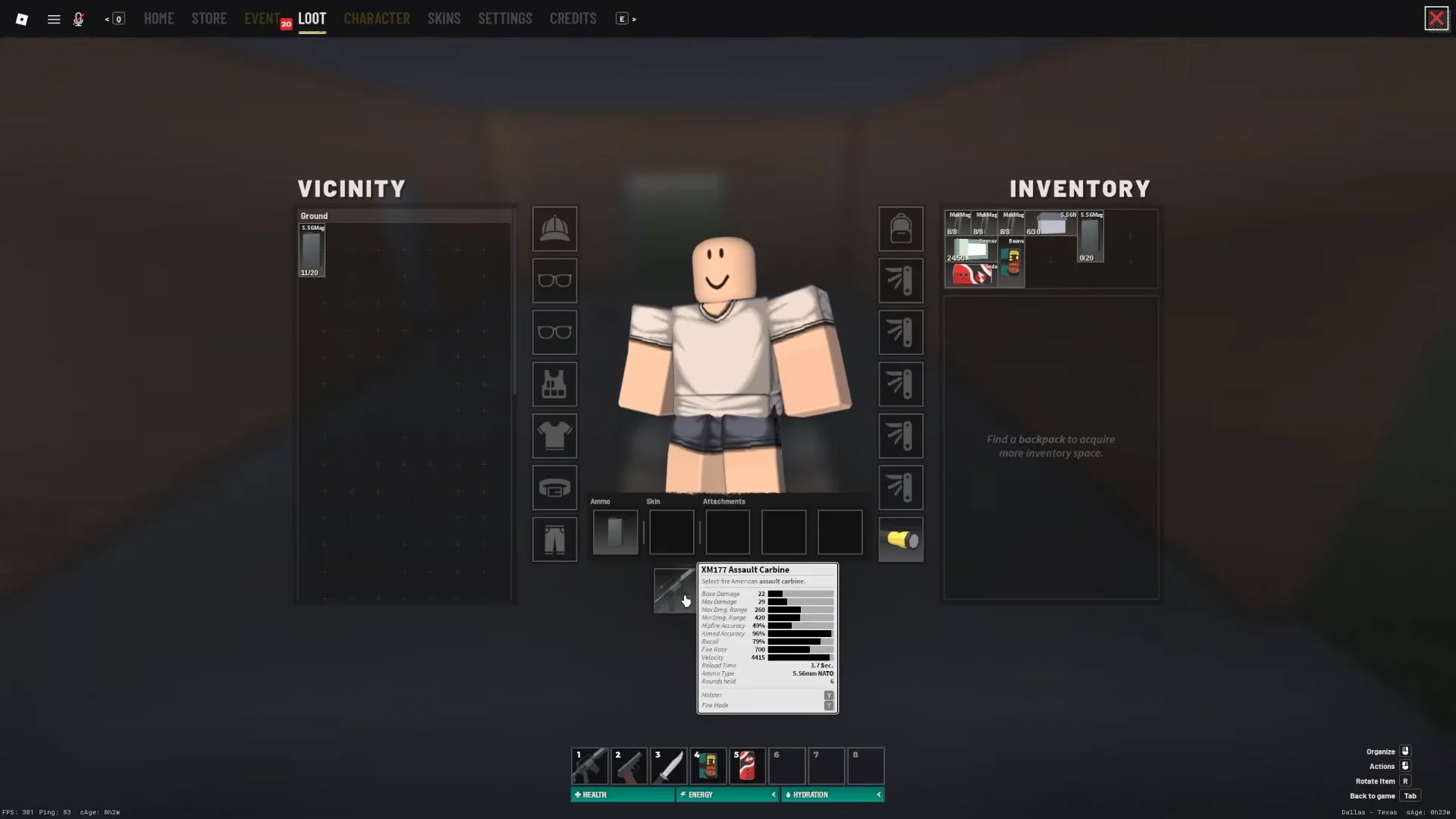 Finding Primary Weapon & Attachments
