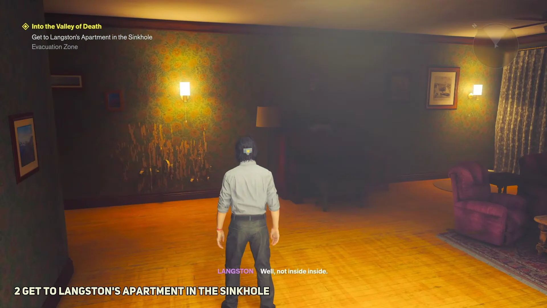 Enter Langston's Apartment