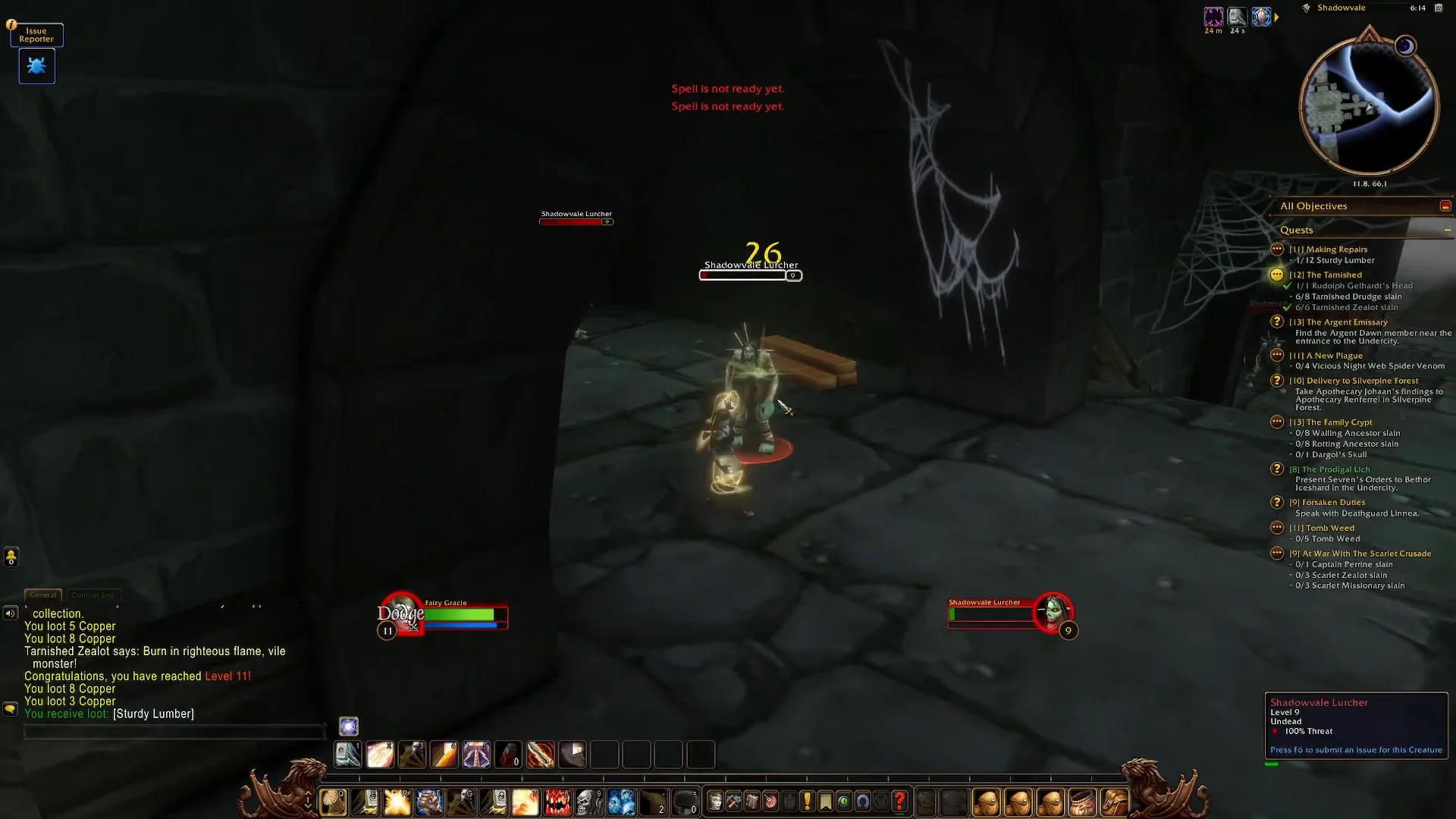 Combating Shadowvale Lurchers