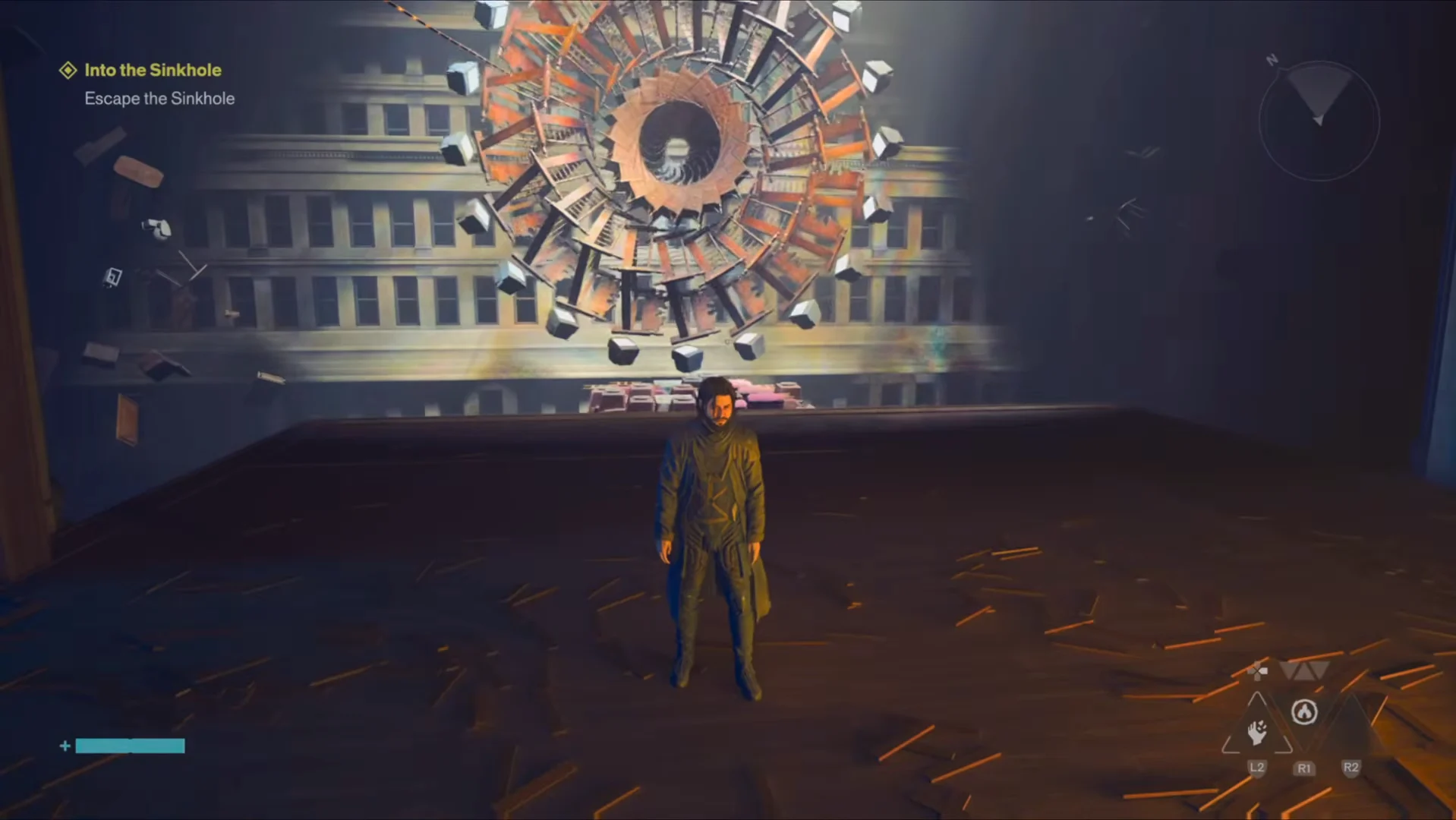 Giant spinning wheel