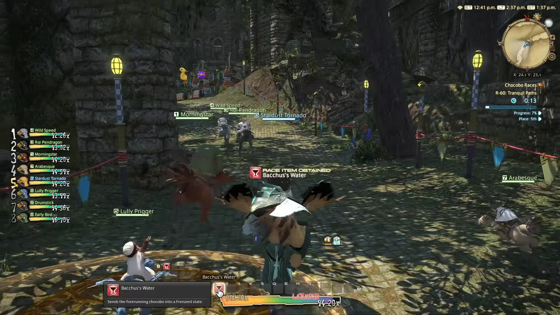 Chocobo Racing Between GATEs
