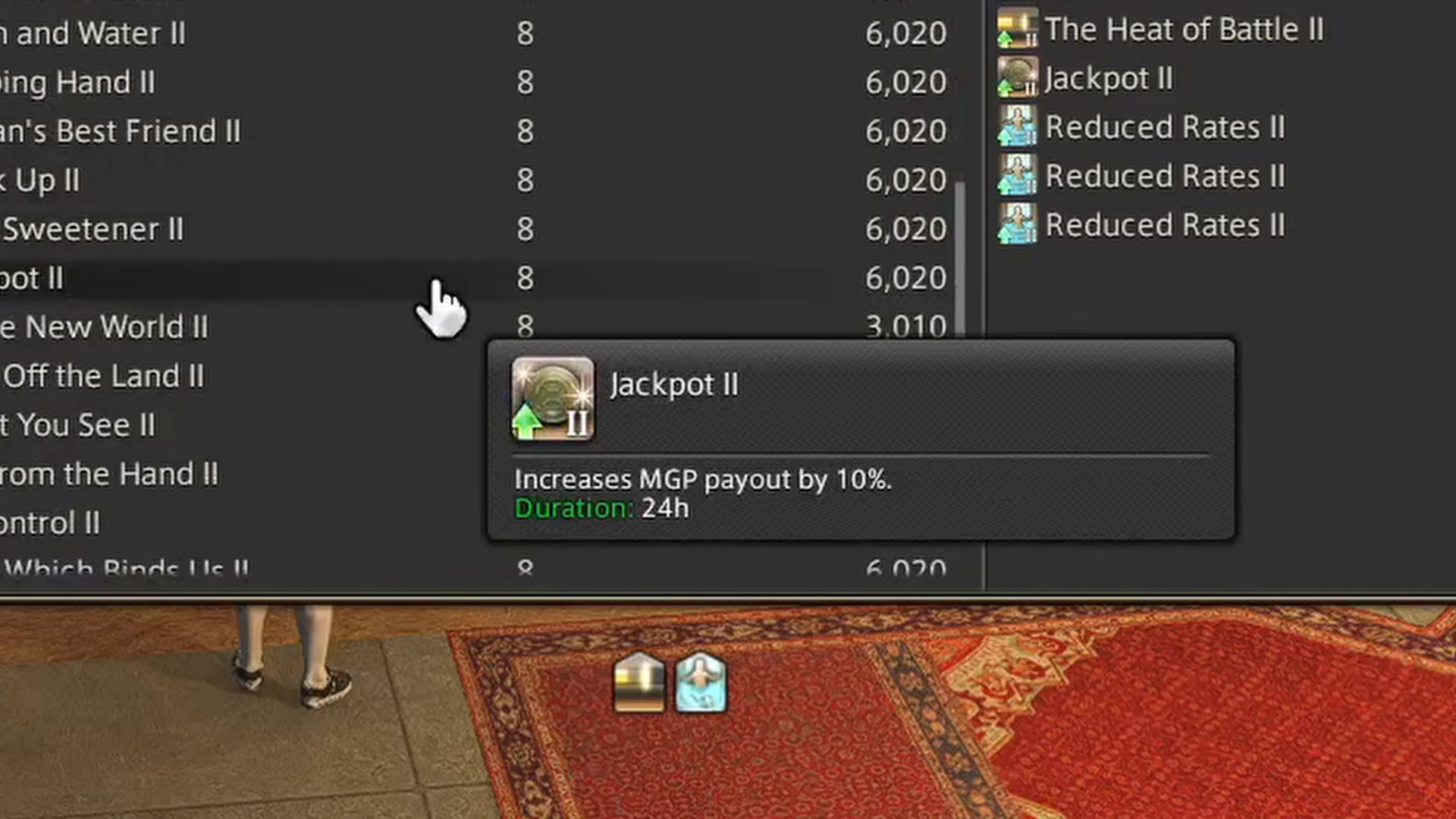 Free Company Jackpot Buff