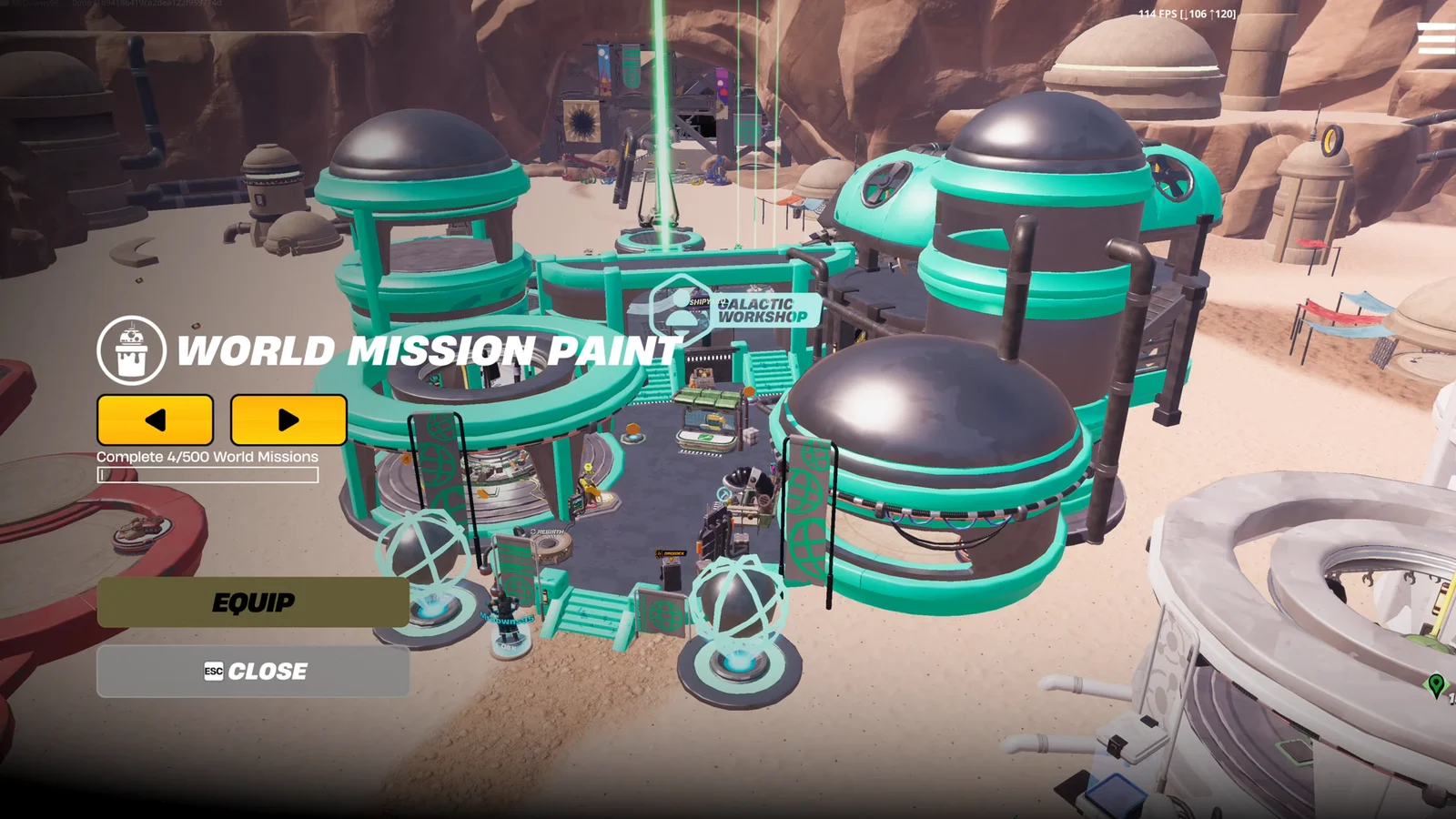 World Mission Paint Reward