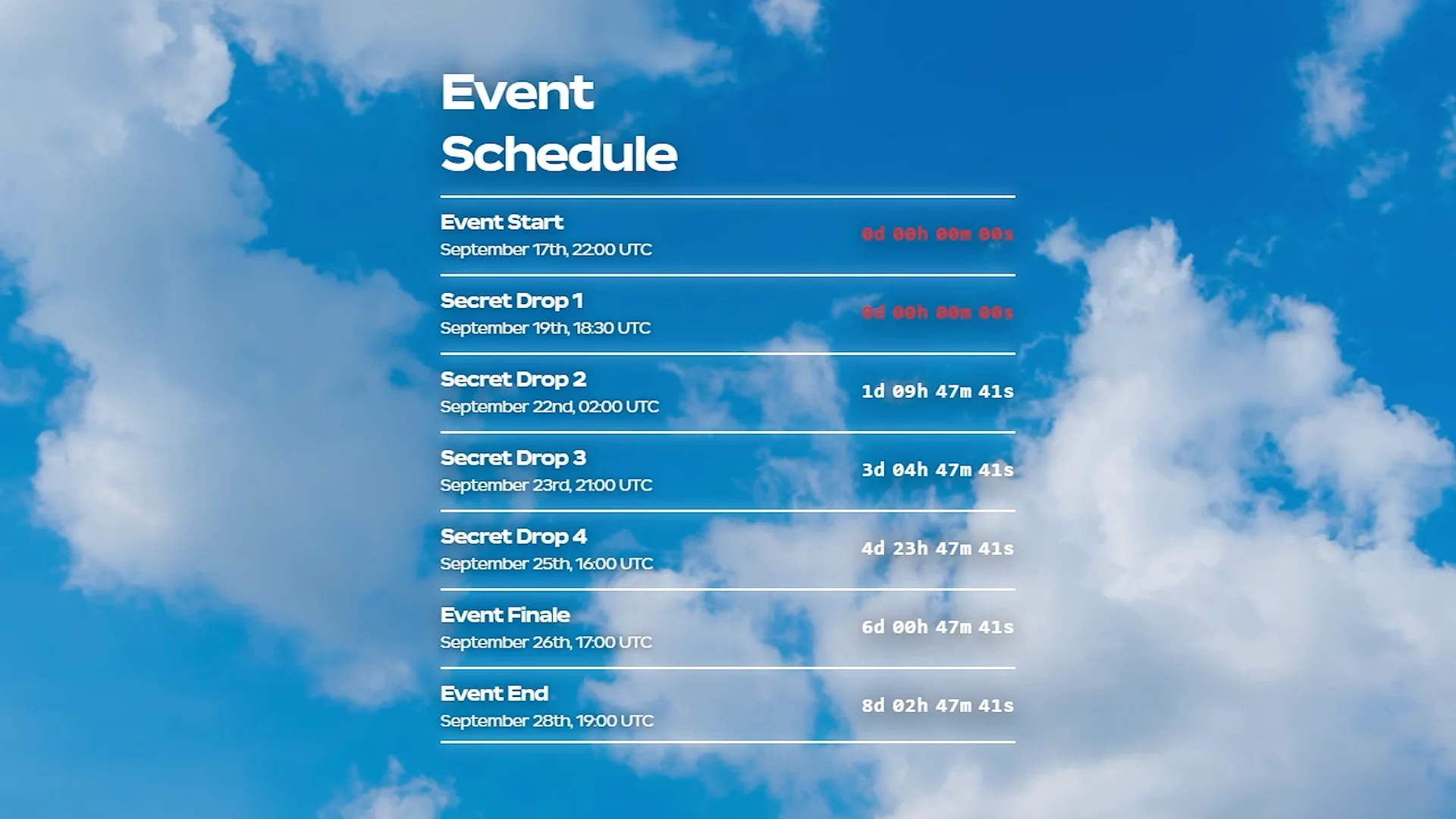 Checking Event Dates