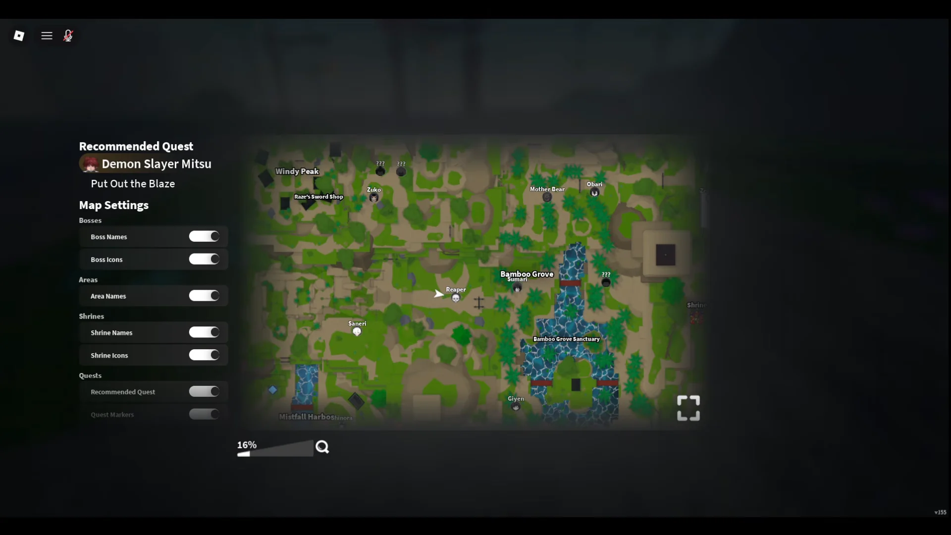 Map Overview for Reaper