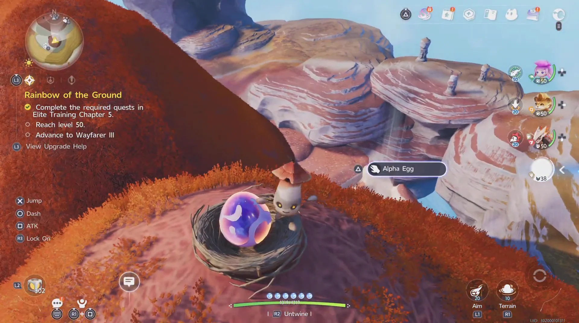 Reaching the Alpha Egg nest