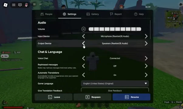 Settings Configuration