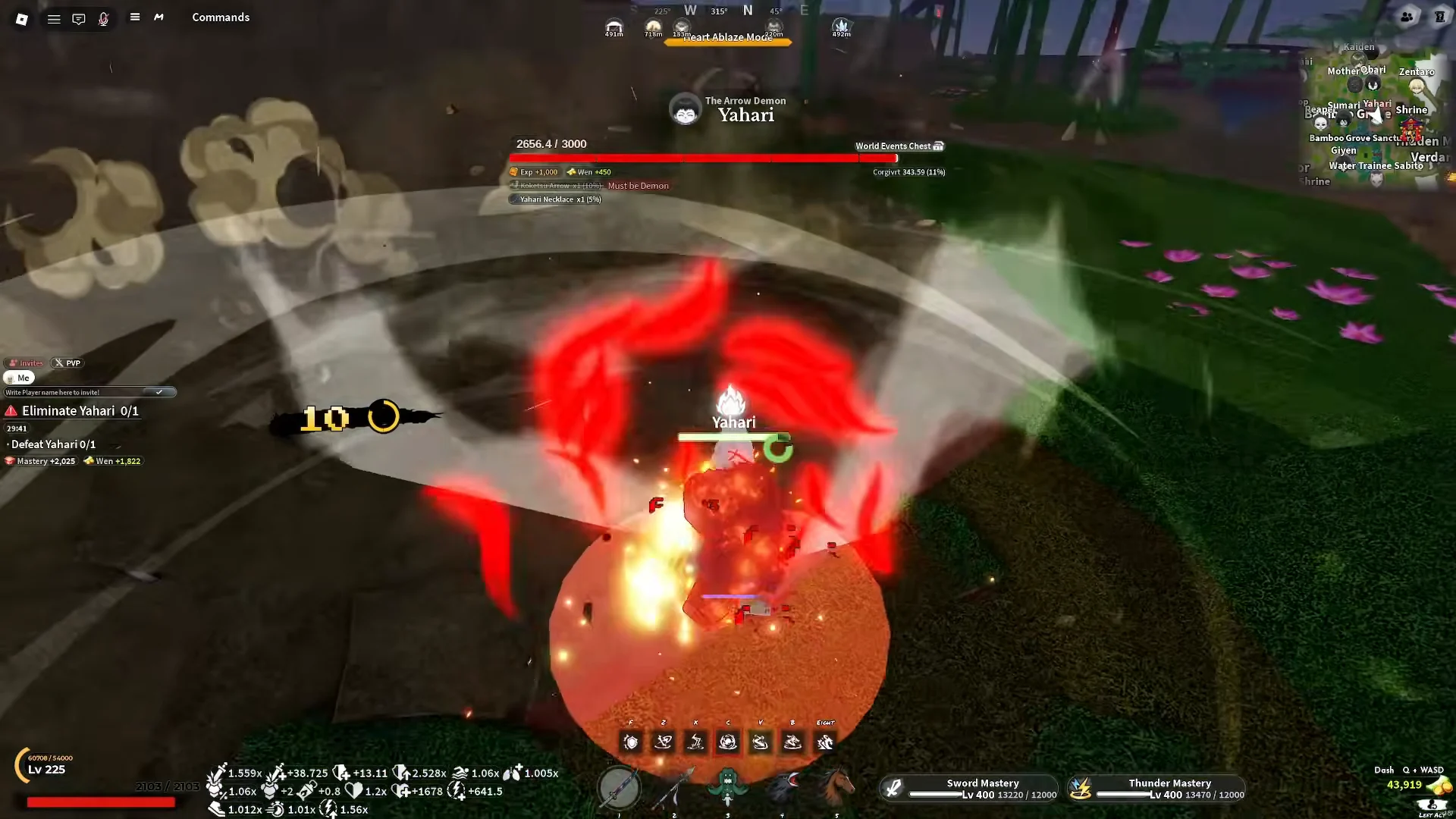 Defeating Yahari (Yahaba)
