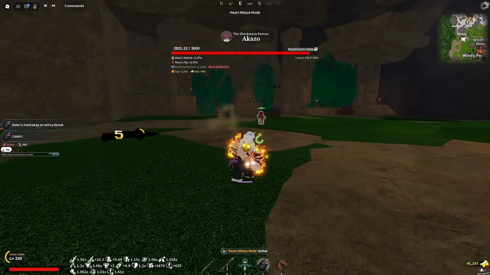 Fighting Akaza & Crow Quests