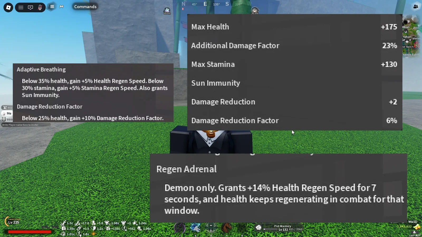 Clan Selection and Passives