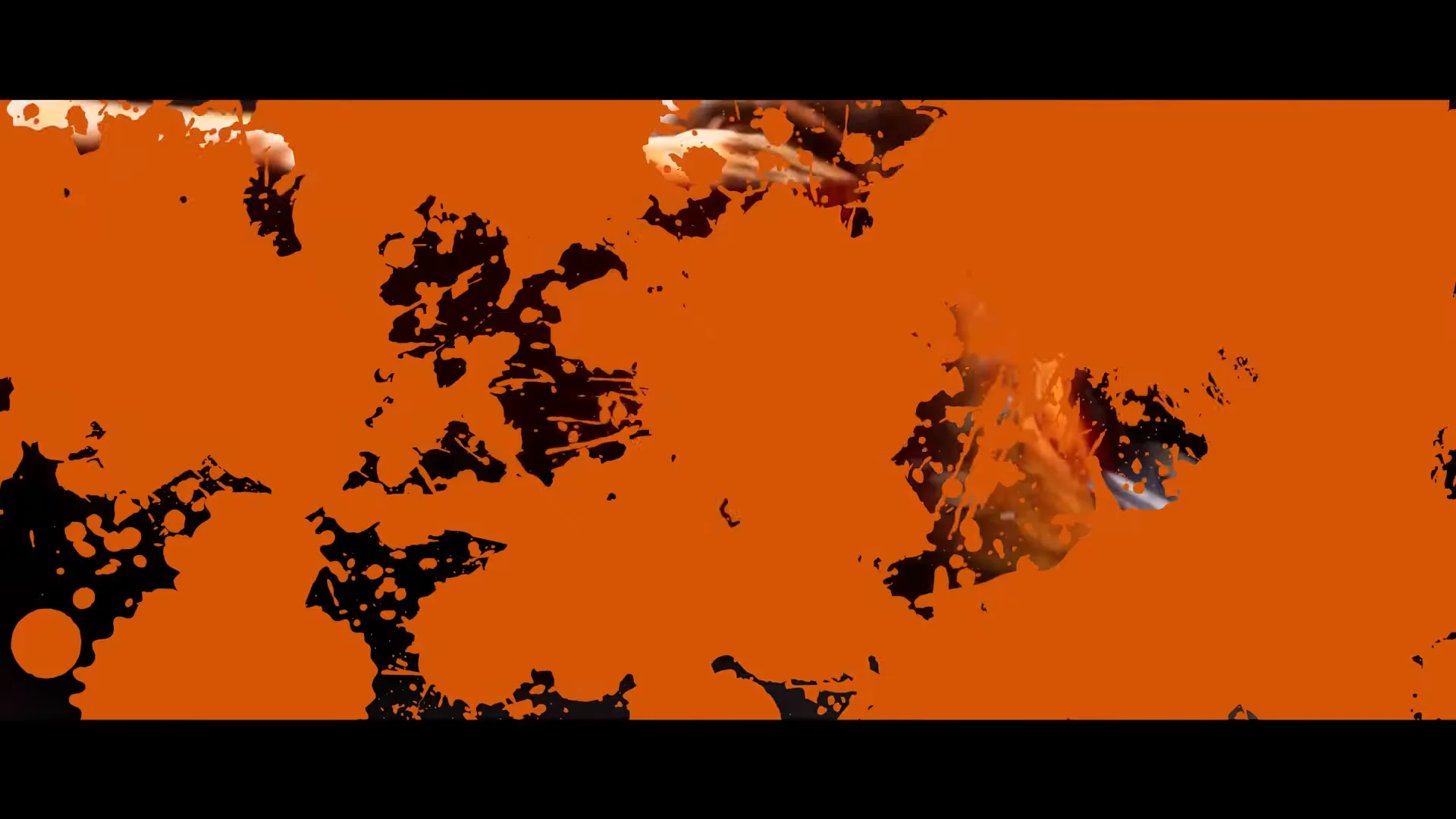 Orange Splatter Transition