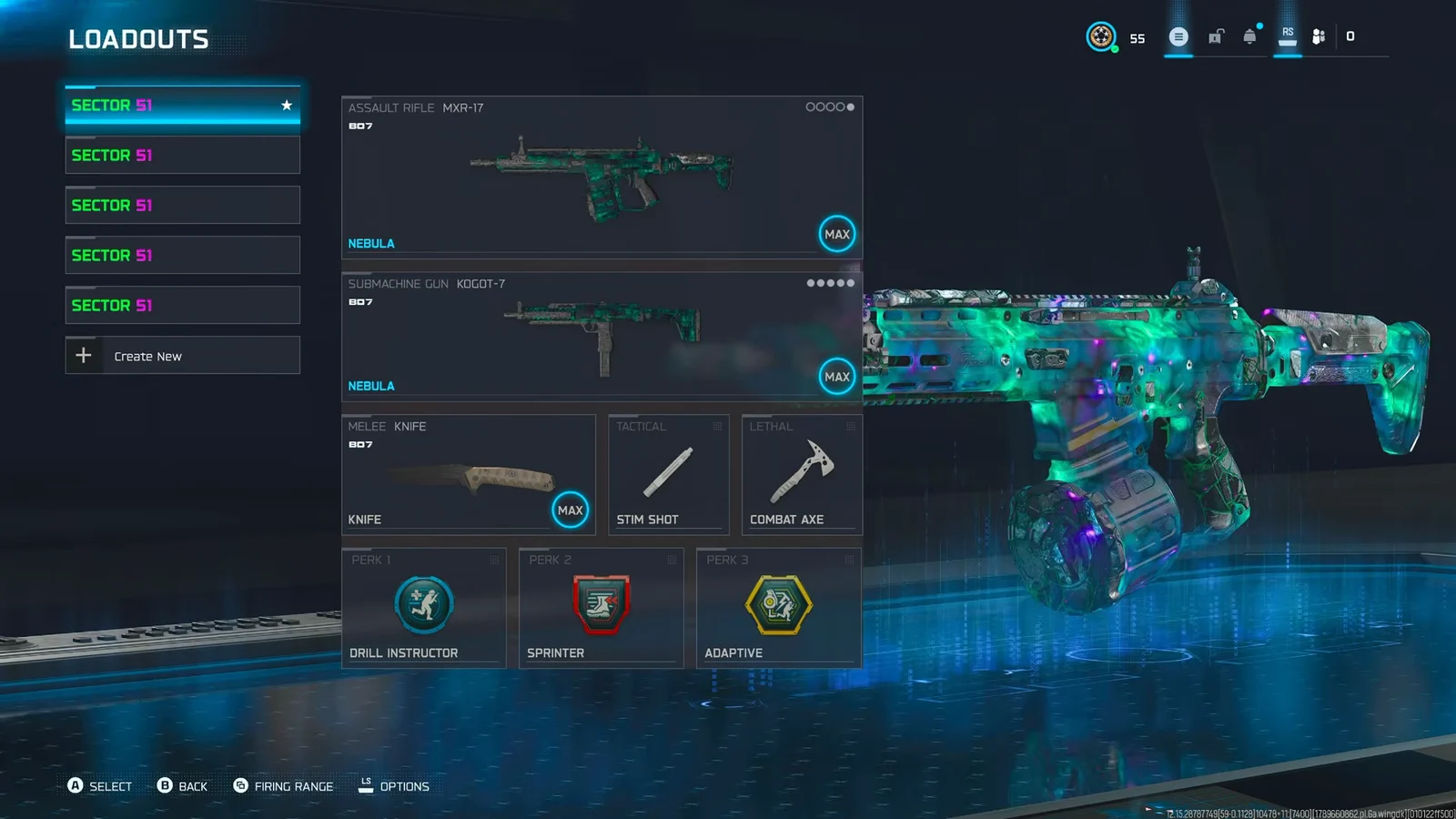 Loadout customization
