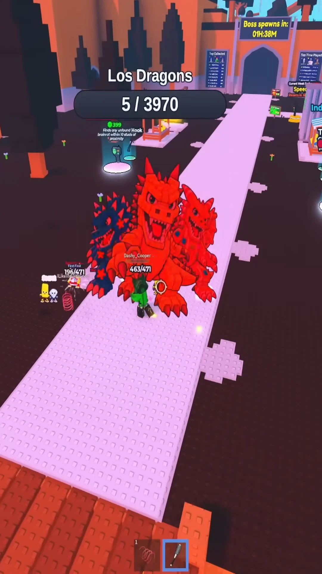 Final health depletion