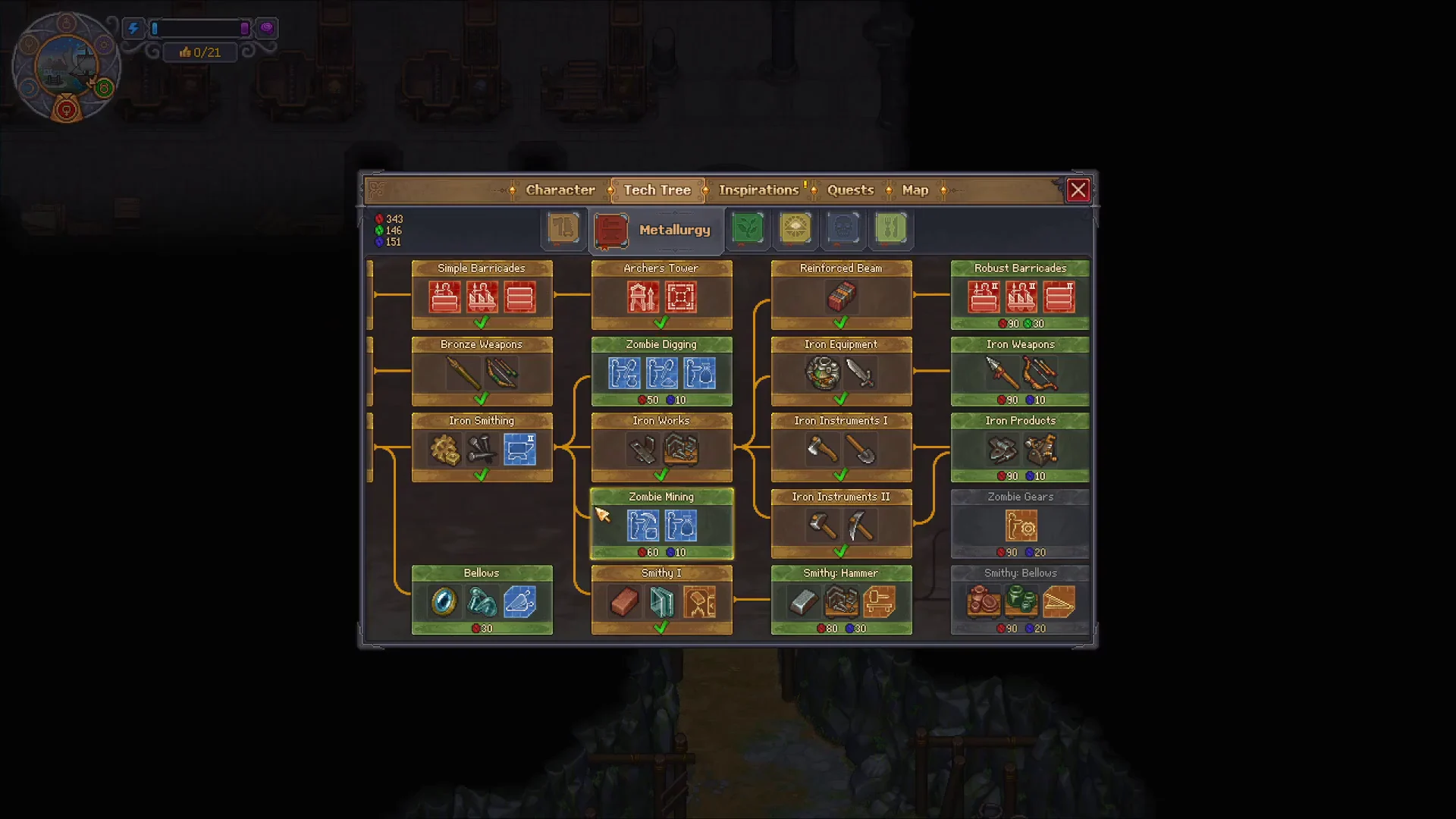 Tech Tree overview