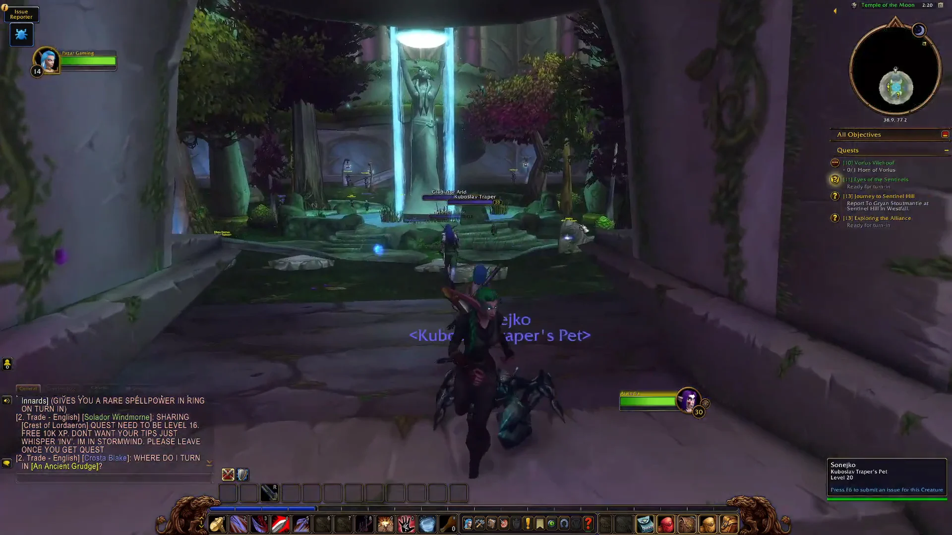 Entering the Temple of the Moon
