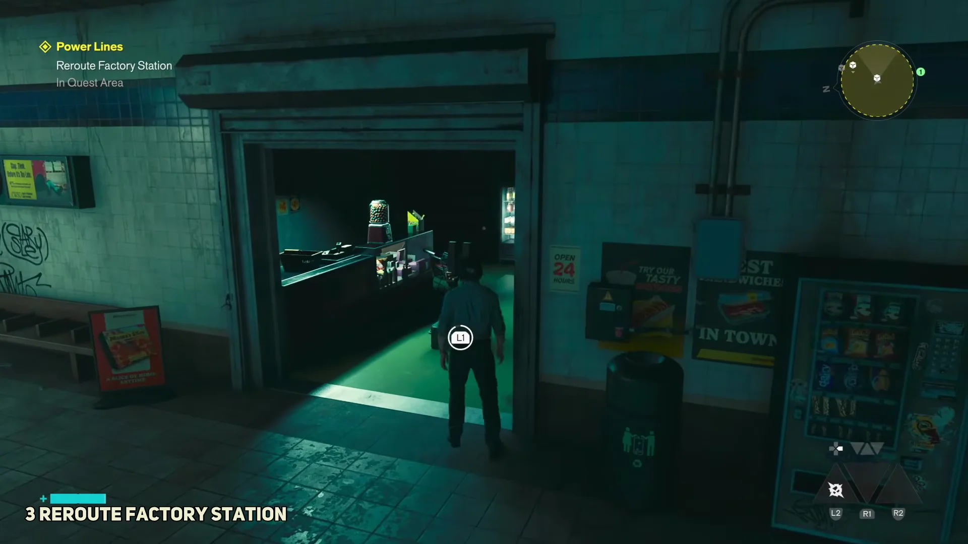 Entering Factory Station