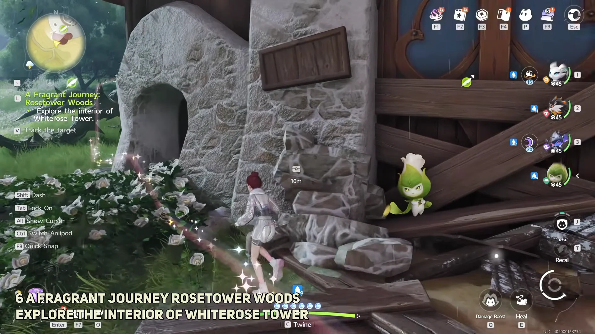 Returning to Whiterose Tower Quest