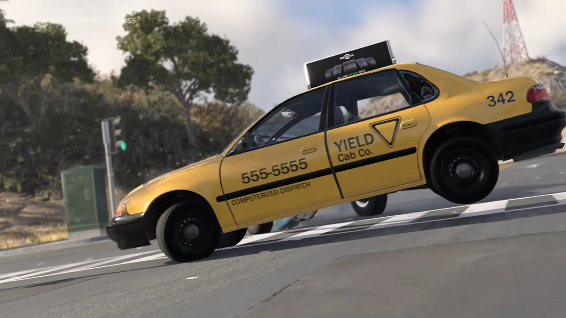 City intersection drift