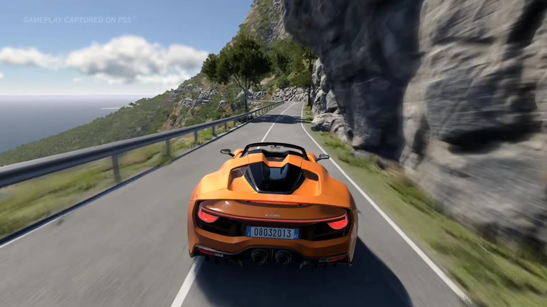 Coastal cliff drive