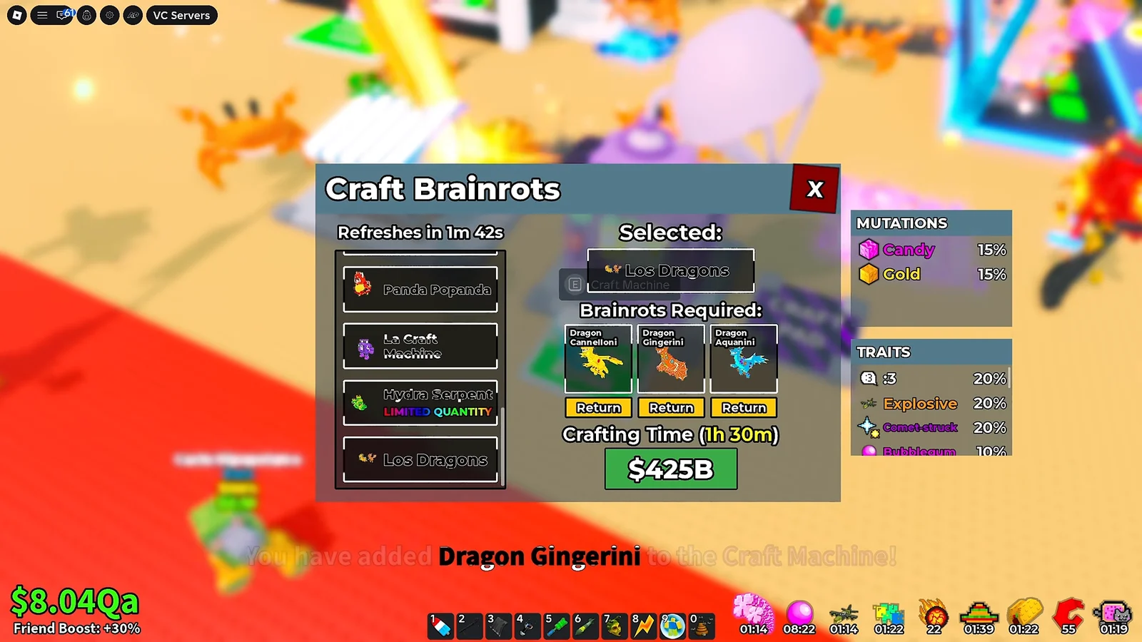 Starting Los Dragons Craft