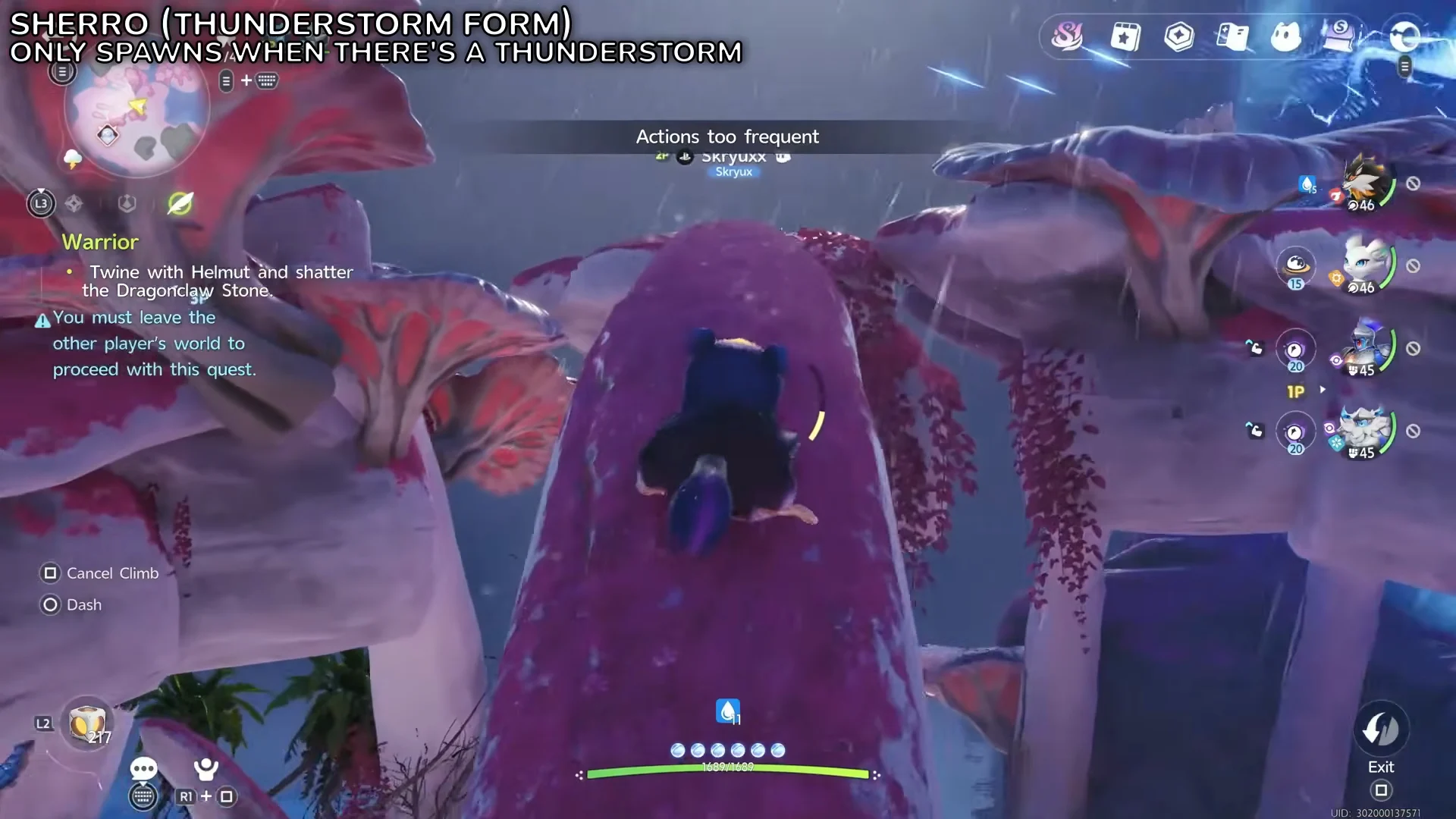 Climbing the Mushroom