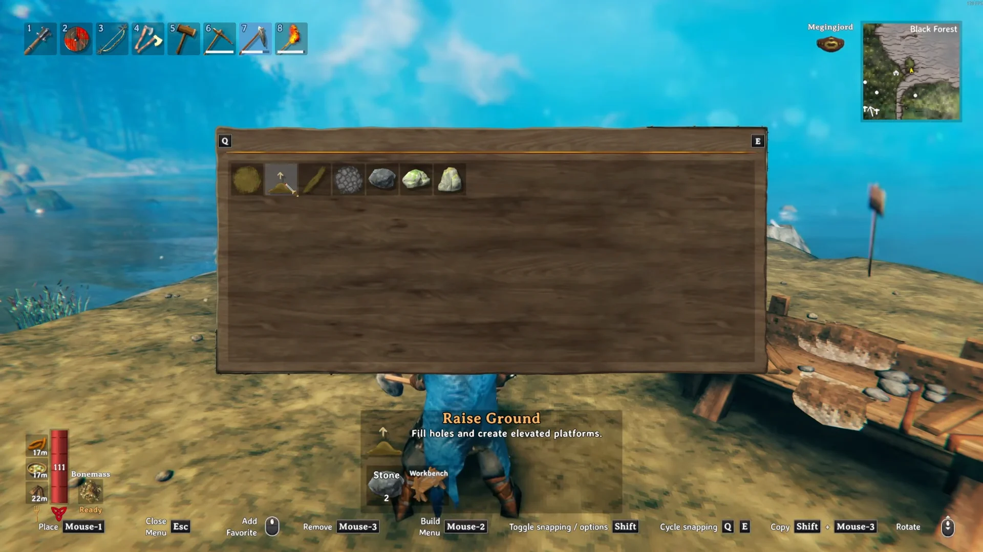 Hoe Build Menu