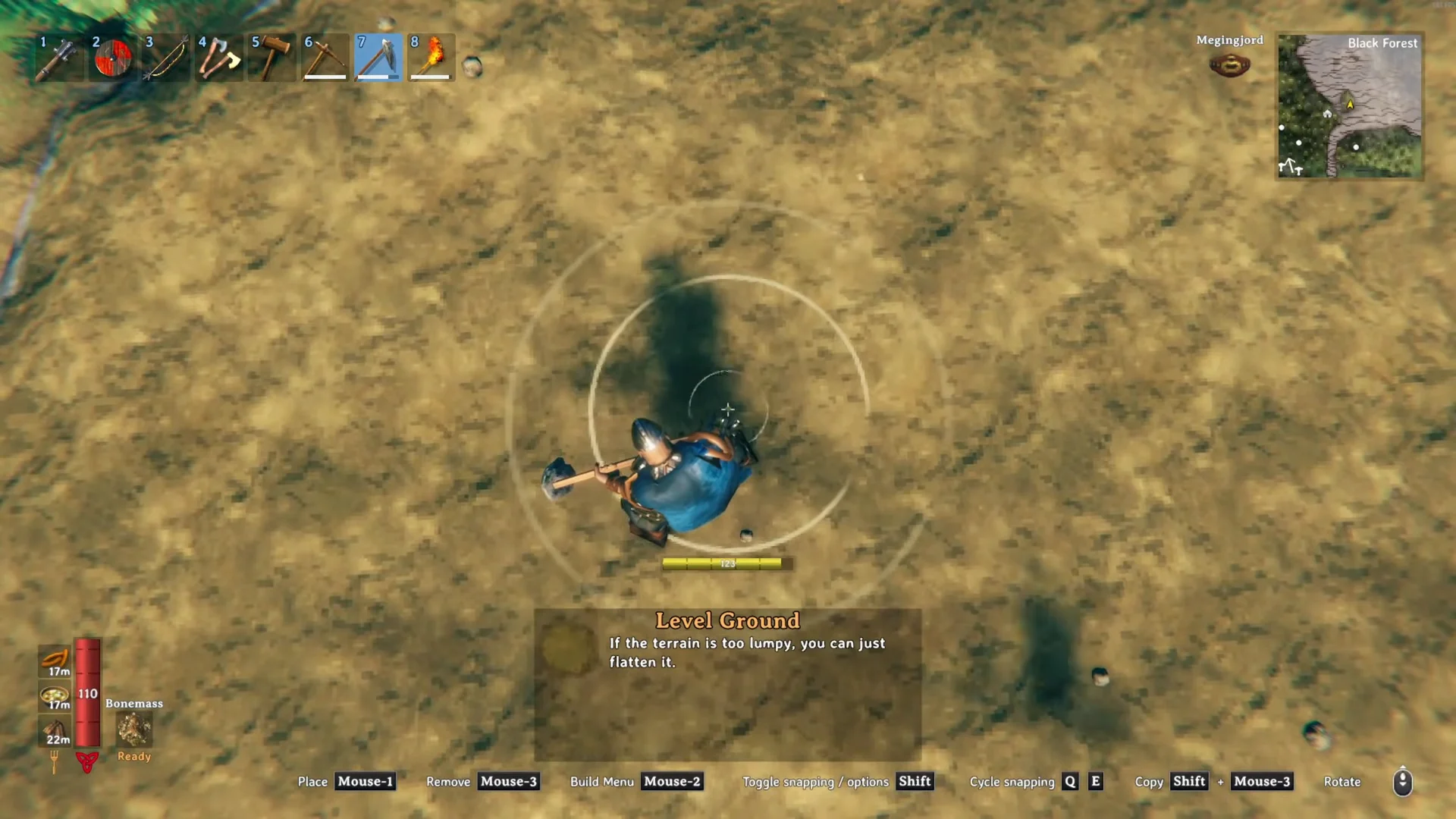 Demonstrating Level Ground