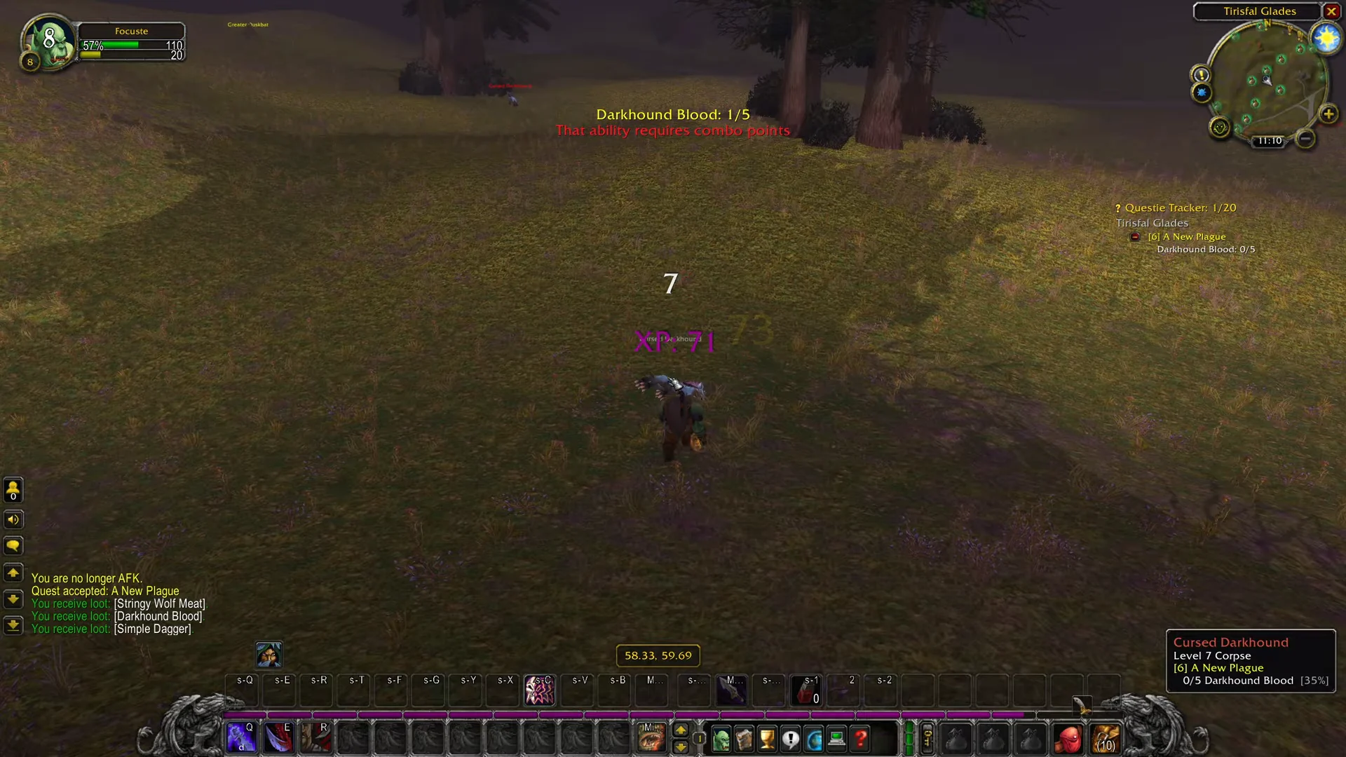 Obtaining First Darkhound Blood