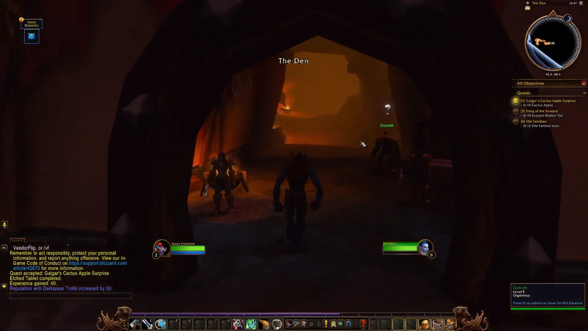 Entering The Den
