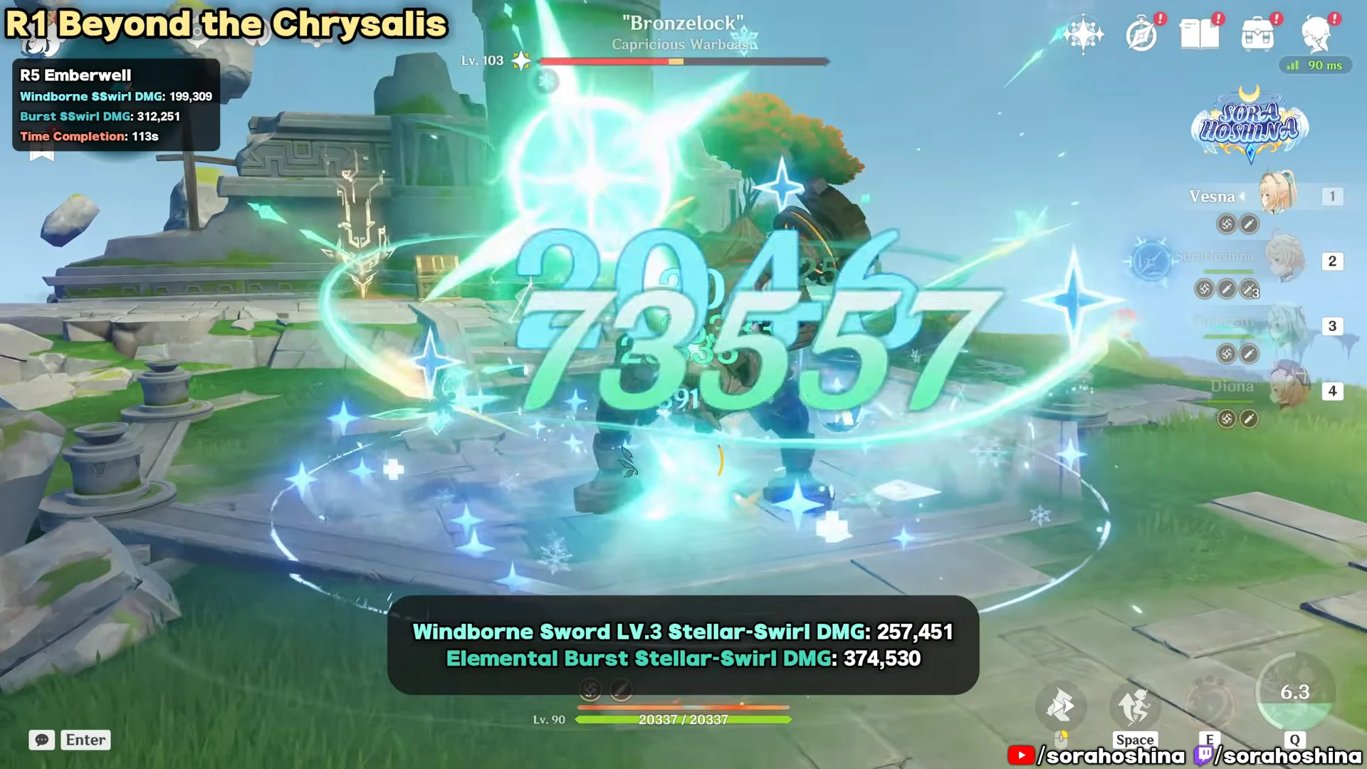 R1 Beyond the Chrysalis vs Bronzelock