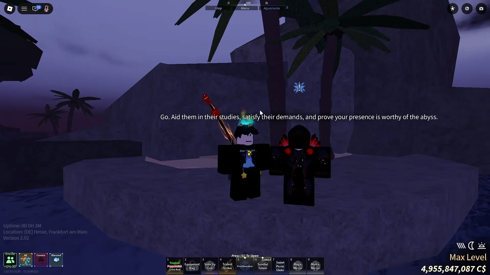 Starting Quest at Roslit Bay