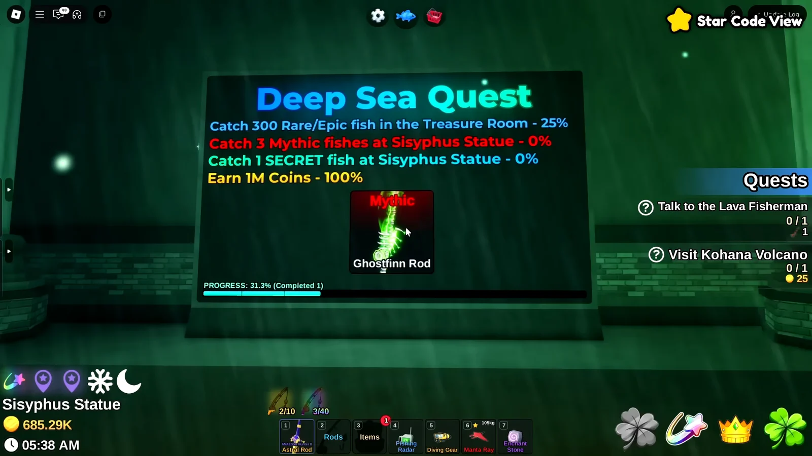 Deep Sea Quest Board