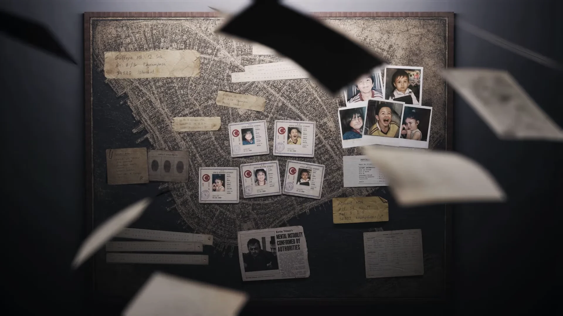 Investigation board