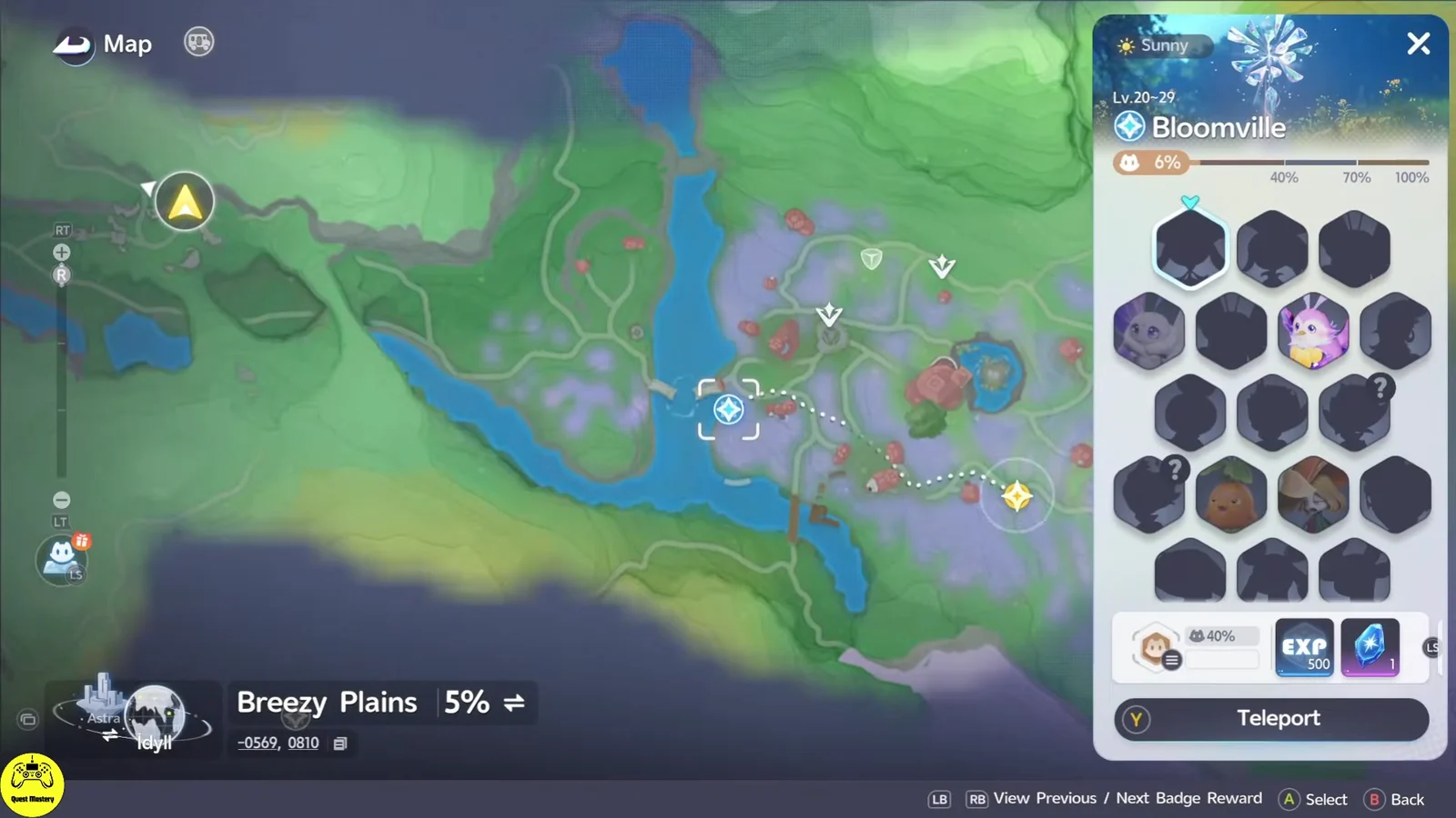 Teleporting to Bloomville