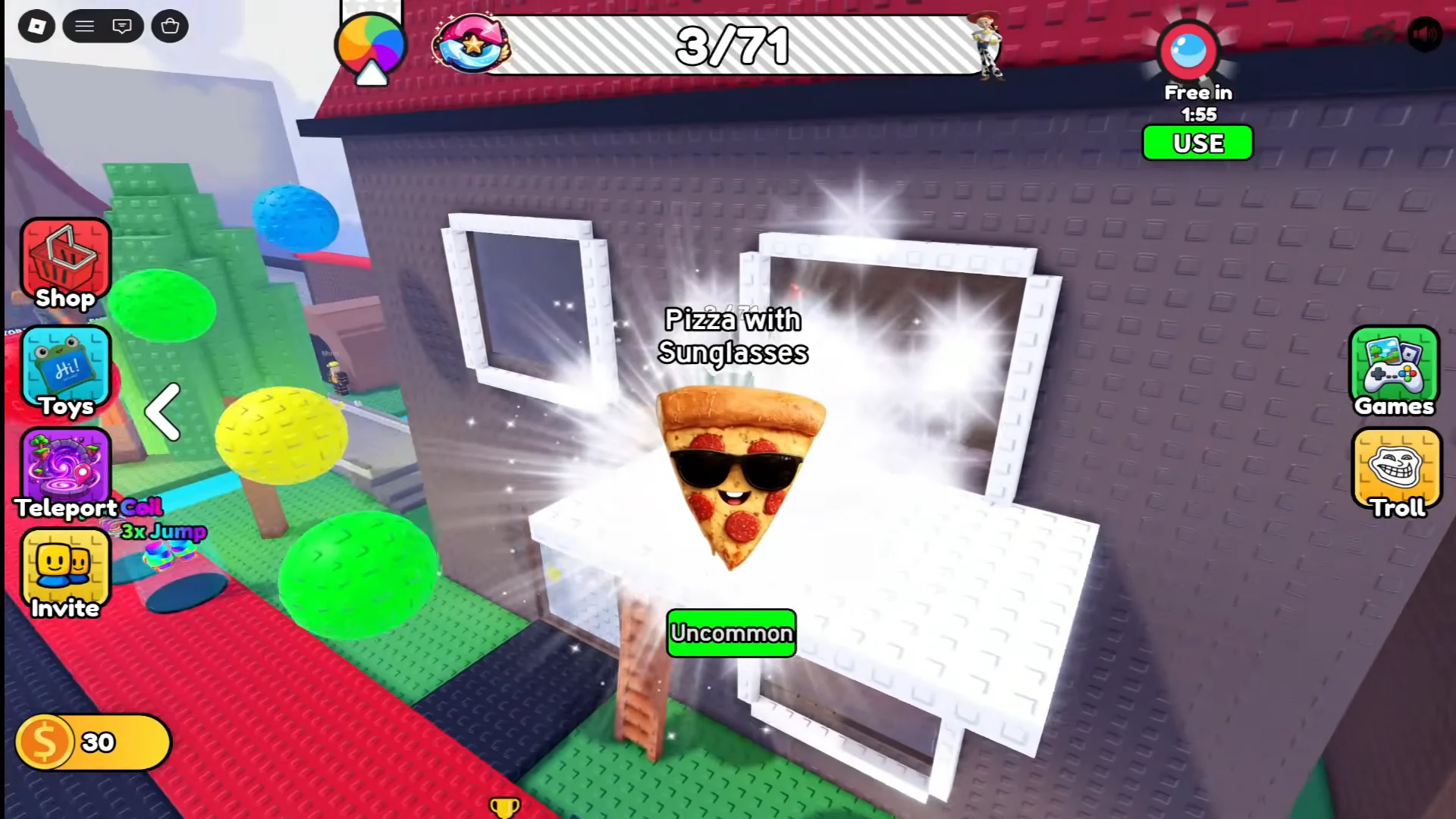 Collecting Pizza with Sunglasses (3/71)