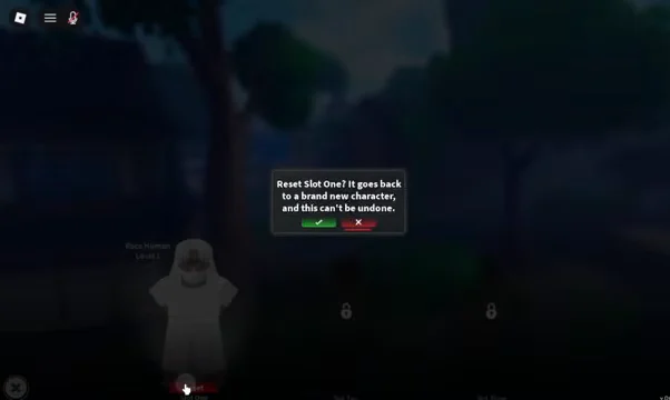 Slots Menu