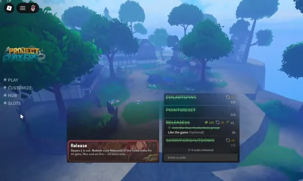Main Menu Return