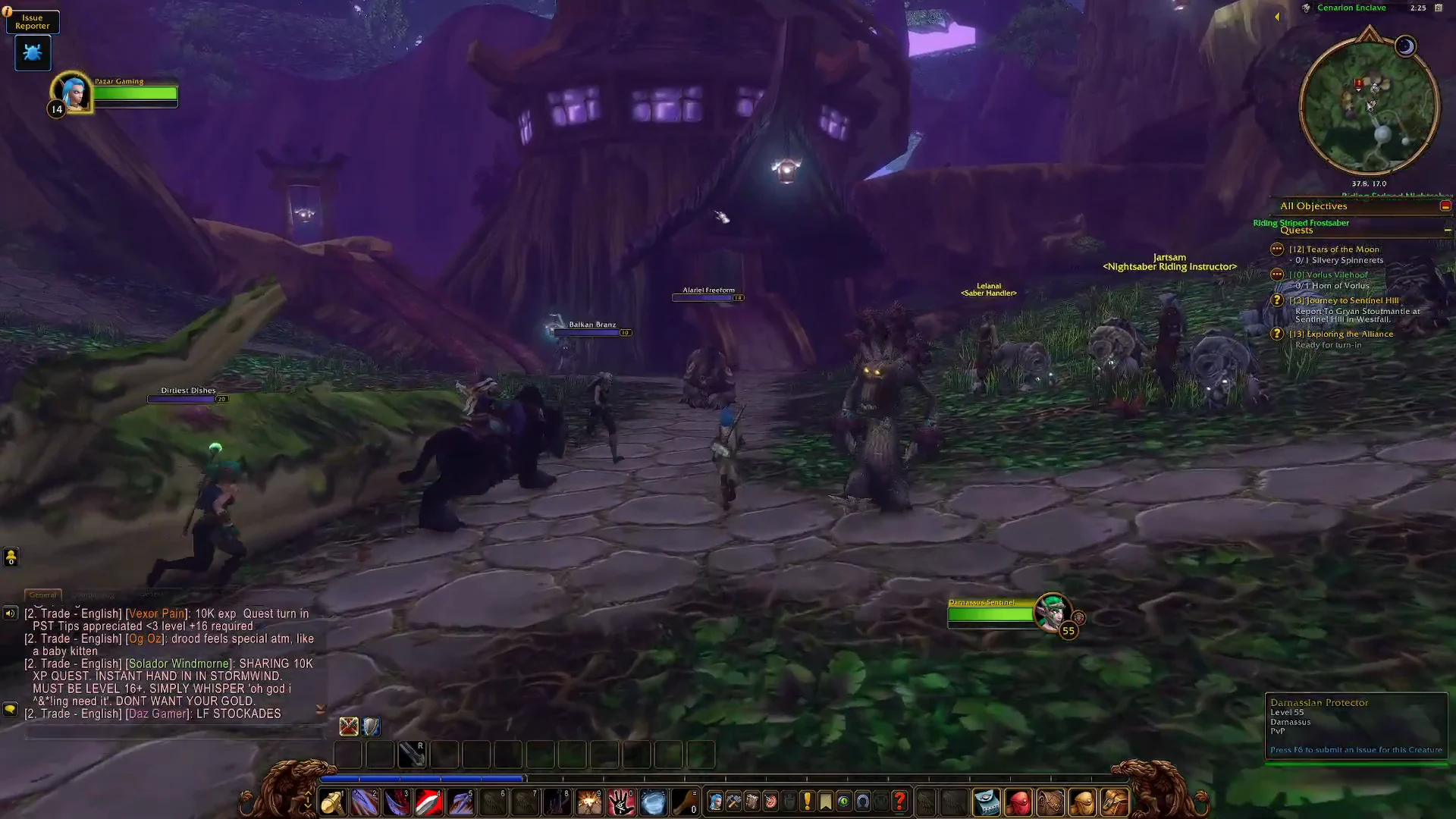 Reaching Cenarion Enclave