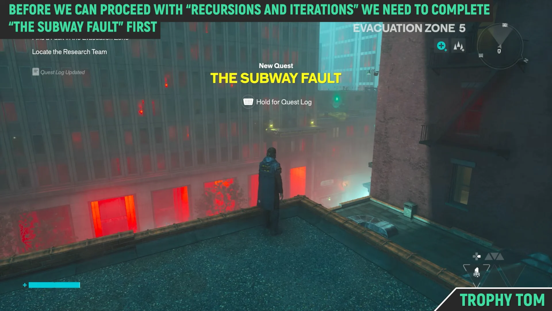 Receiving The Subway Fault Quest
