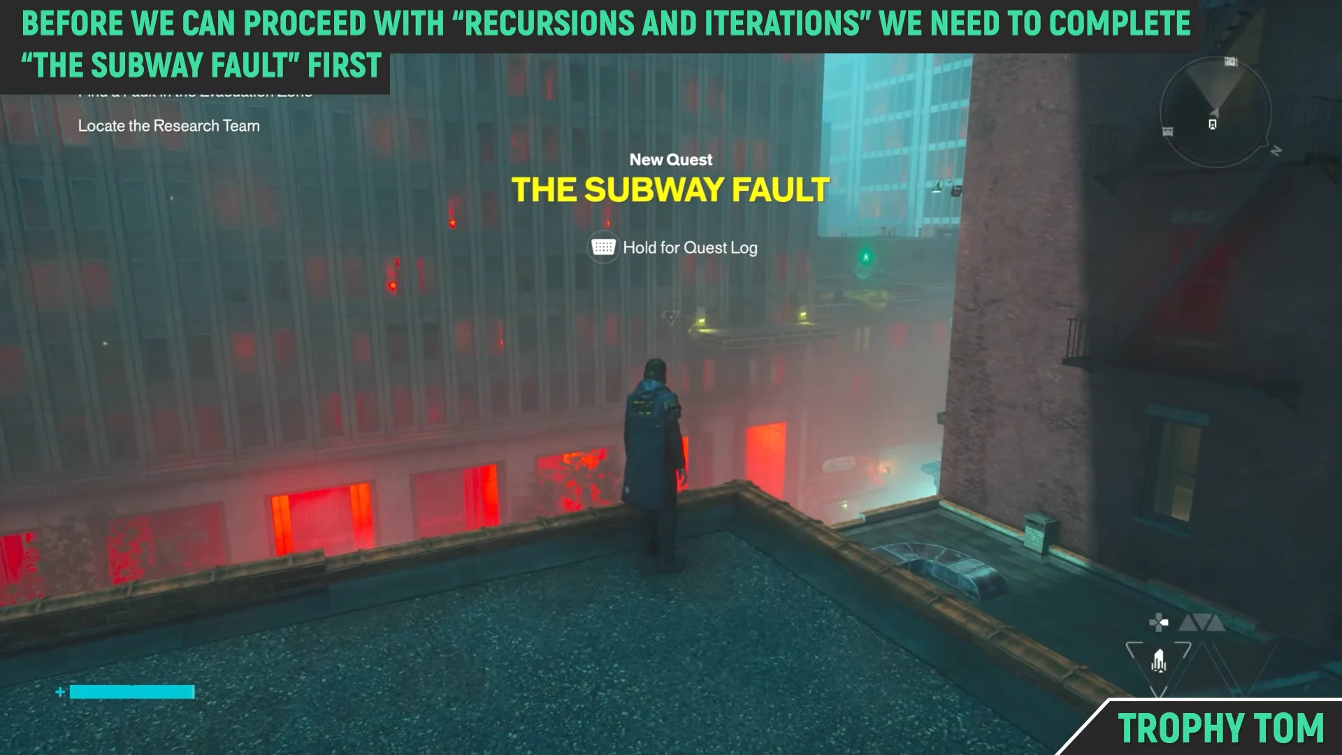 Receiving The Subway Fault Quest