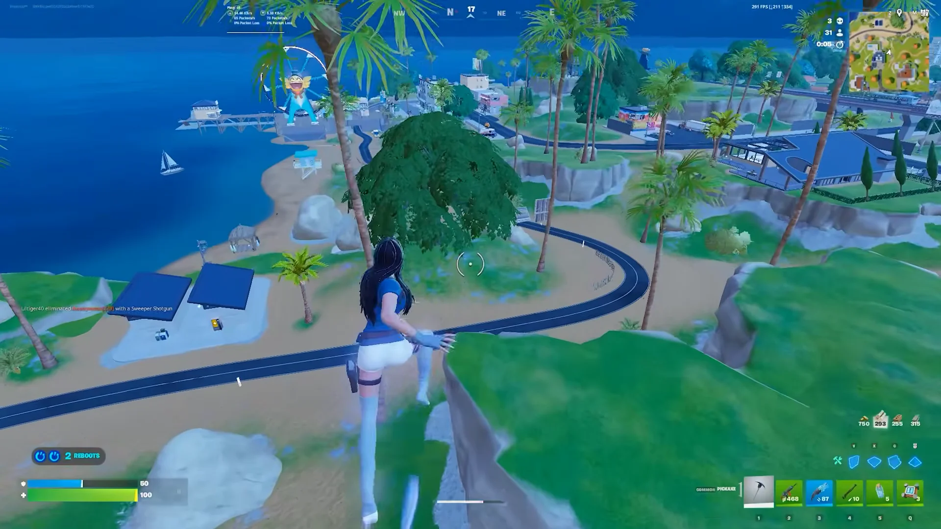 Launching Across Map