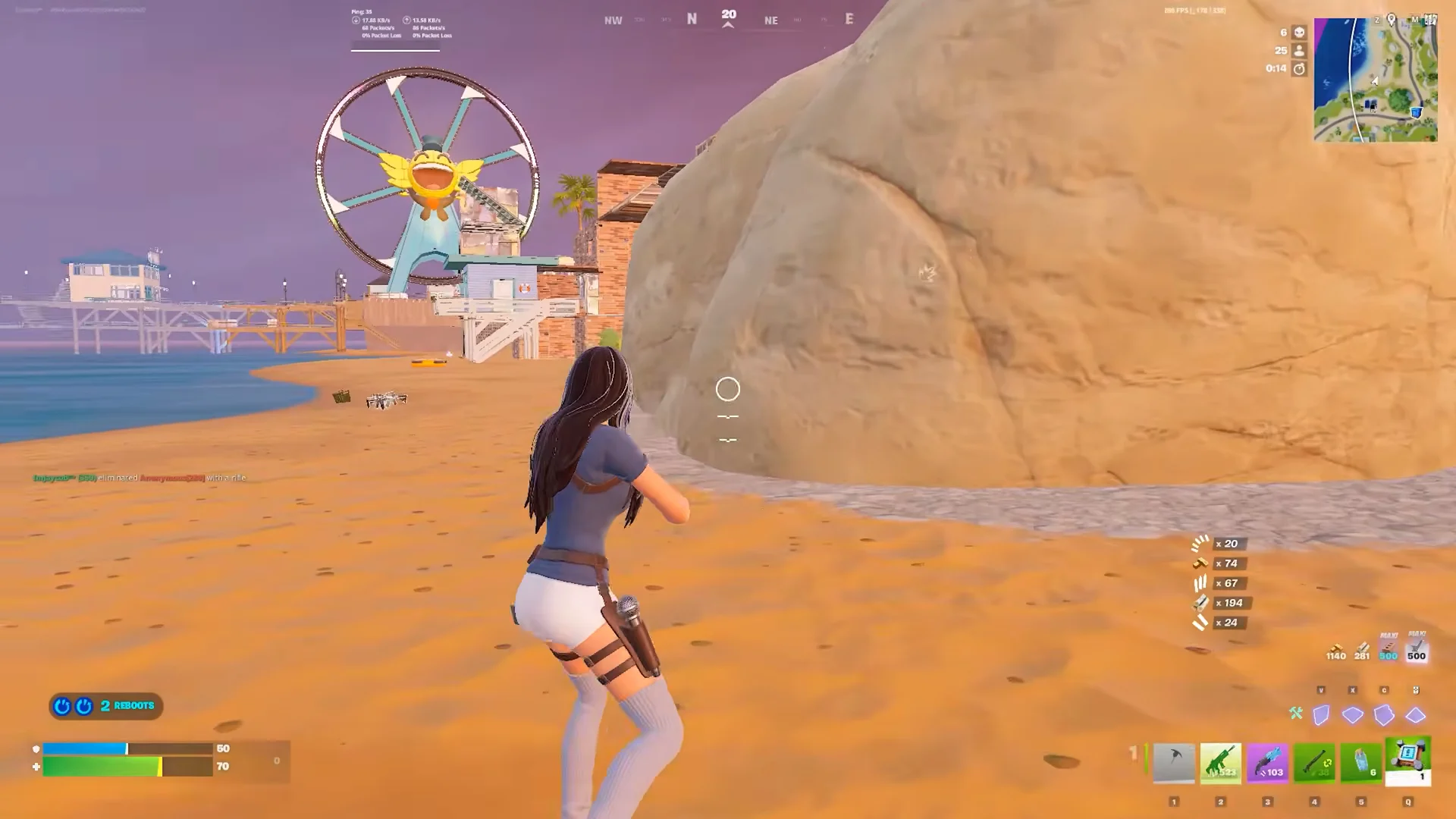 Collecting Beach Loot