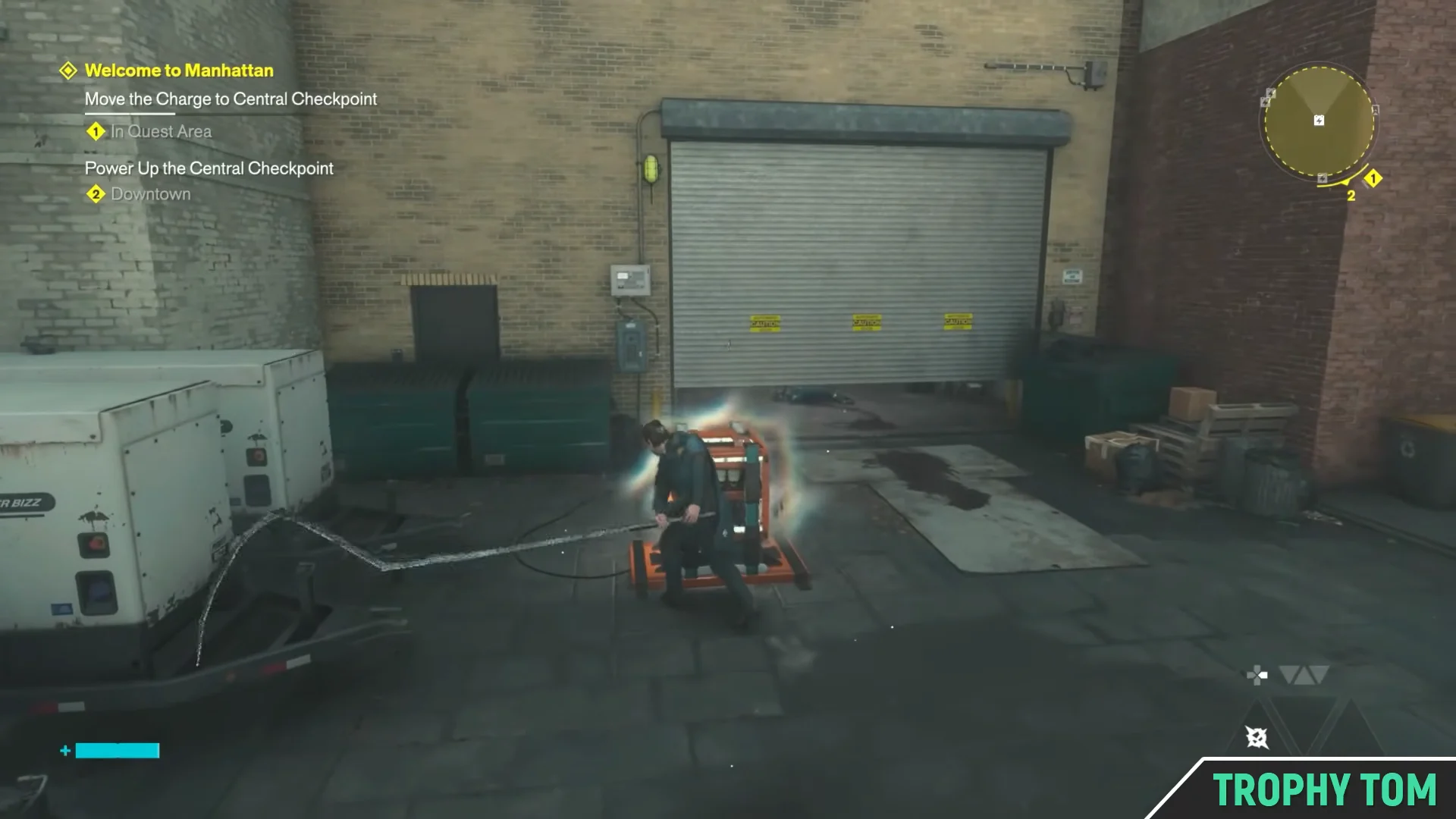Moving Charge to Garage Station