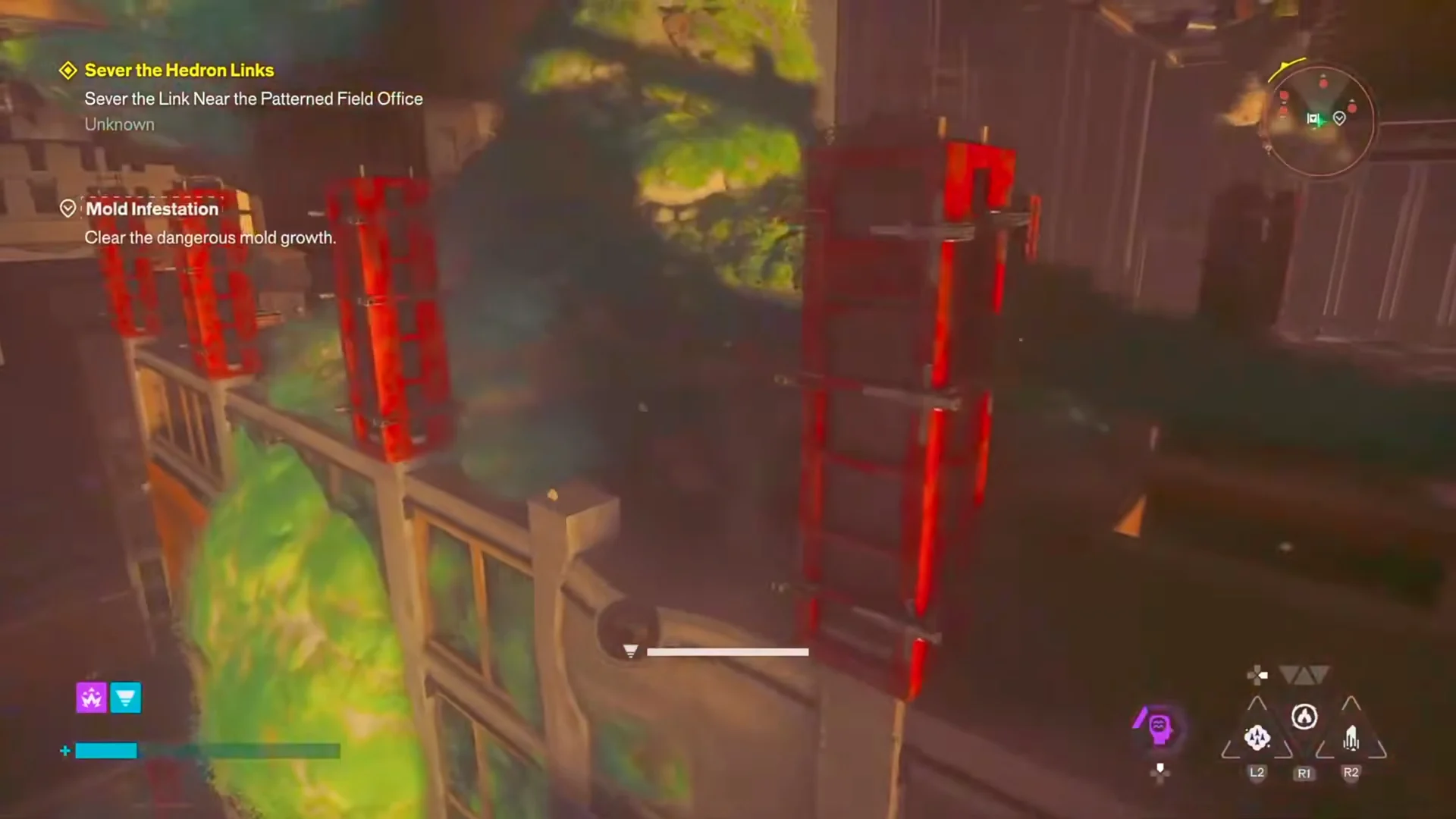 Navigating Patterned Areas