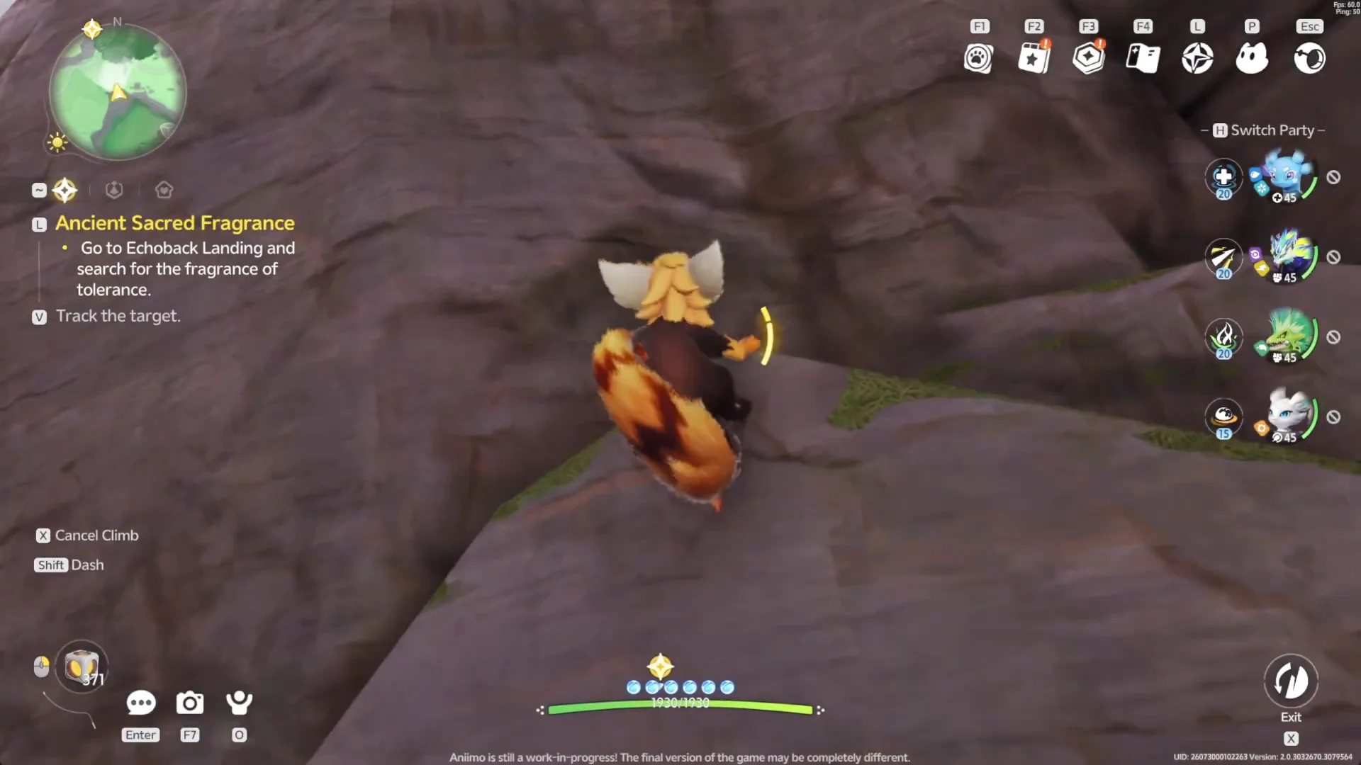 Wall Climbing as a Fox Anisipod