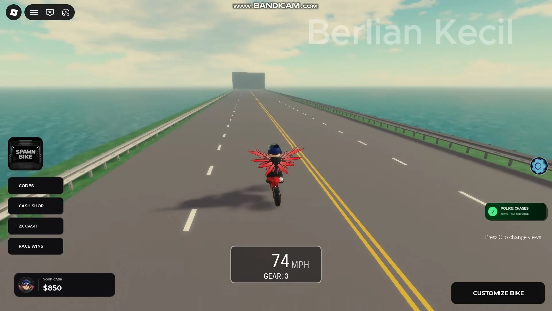 Speed Run Across the Bridge