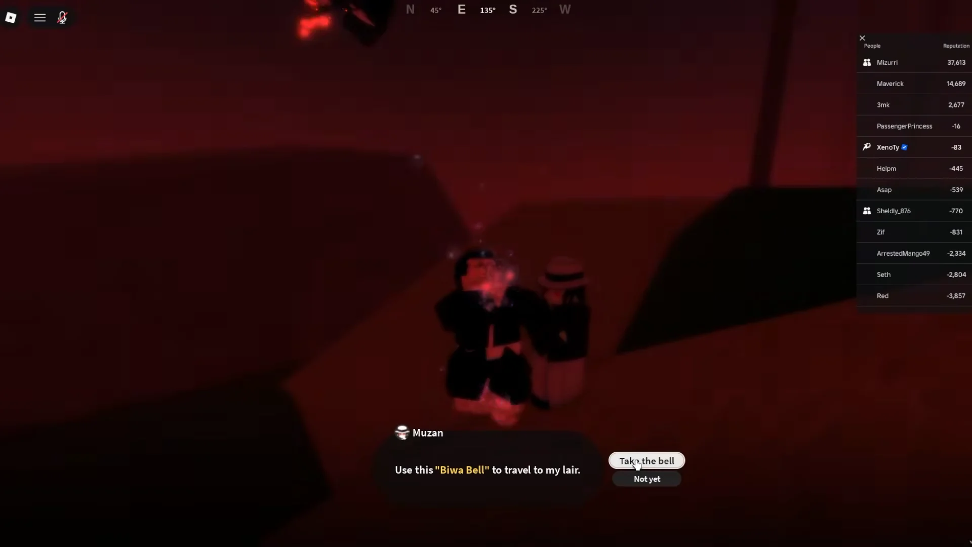 Receiving Muzan's Quest