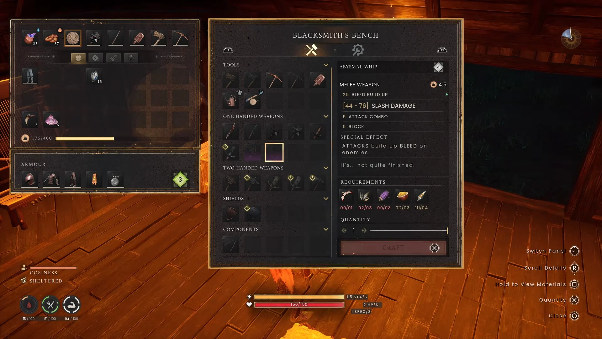 Checking Crafting Stations